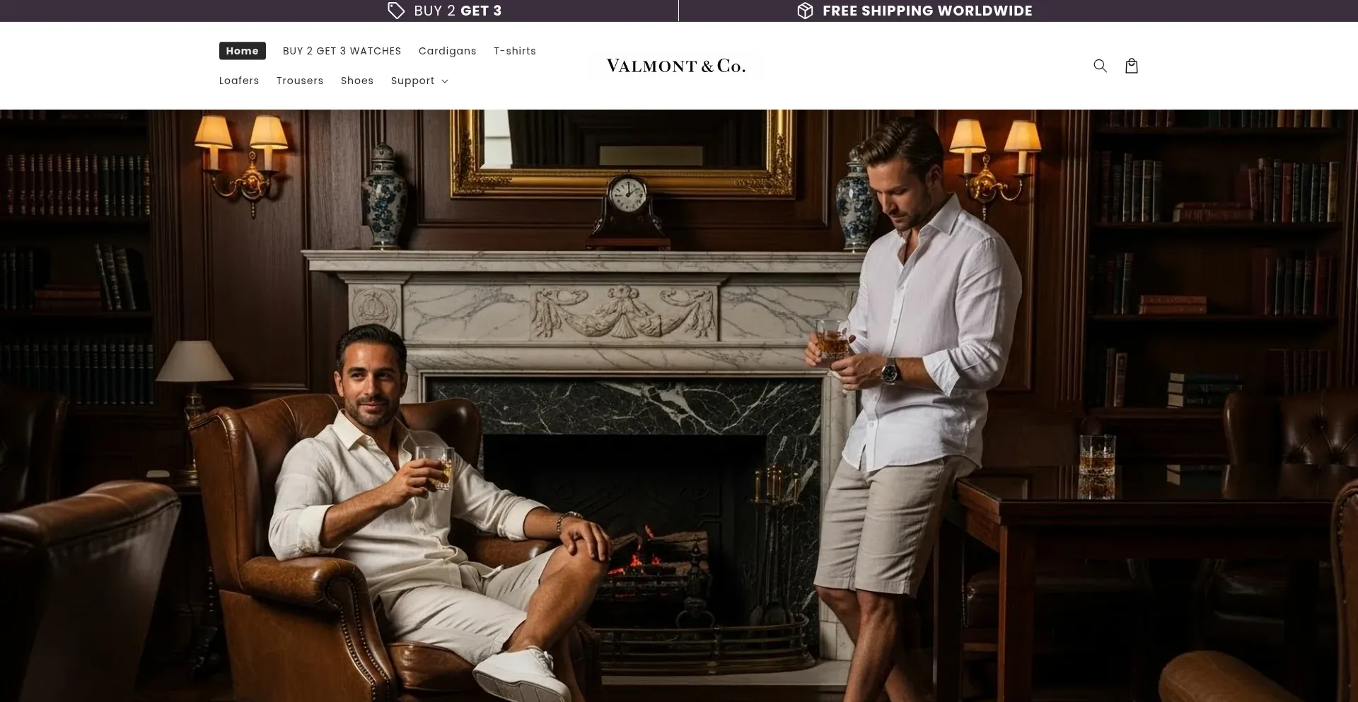Valmontwear.shop Screenshot