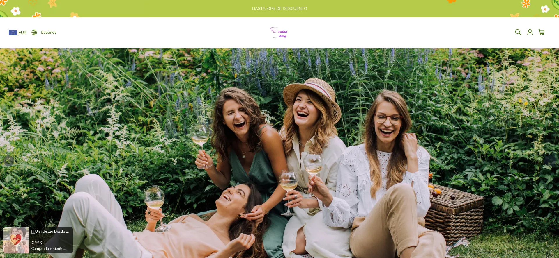 Website screenshot of Valuabley.com