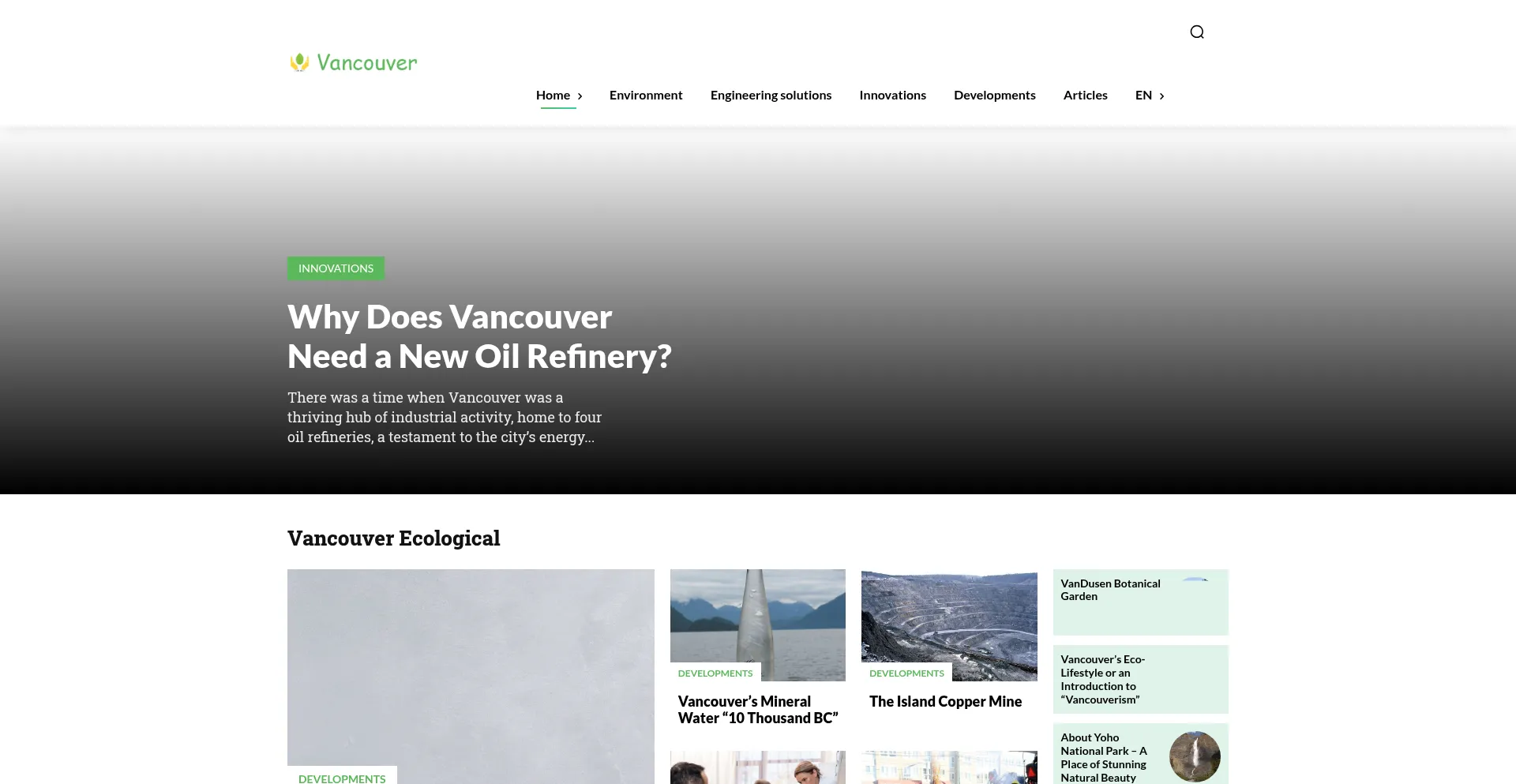 Vancouver-name.com Screenshot