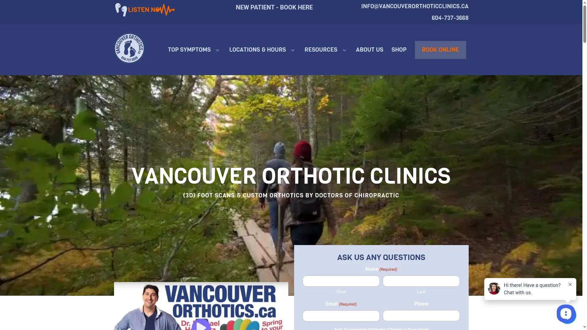 Vancouverorthoticclinics.ca