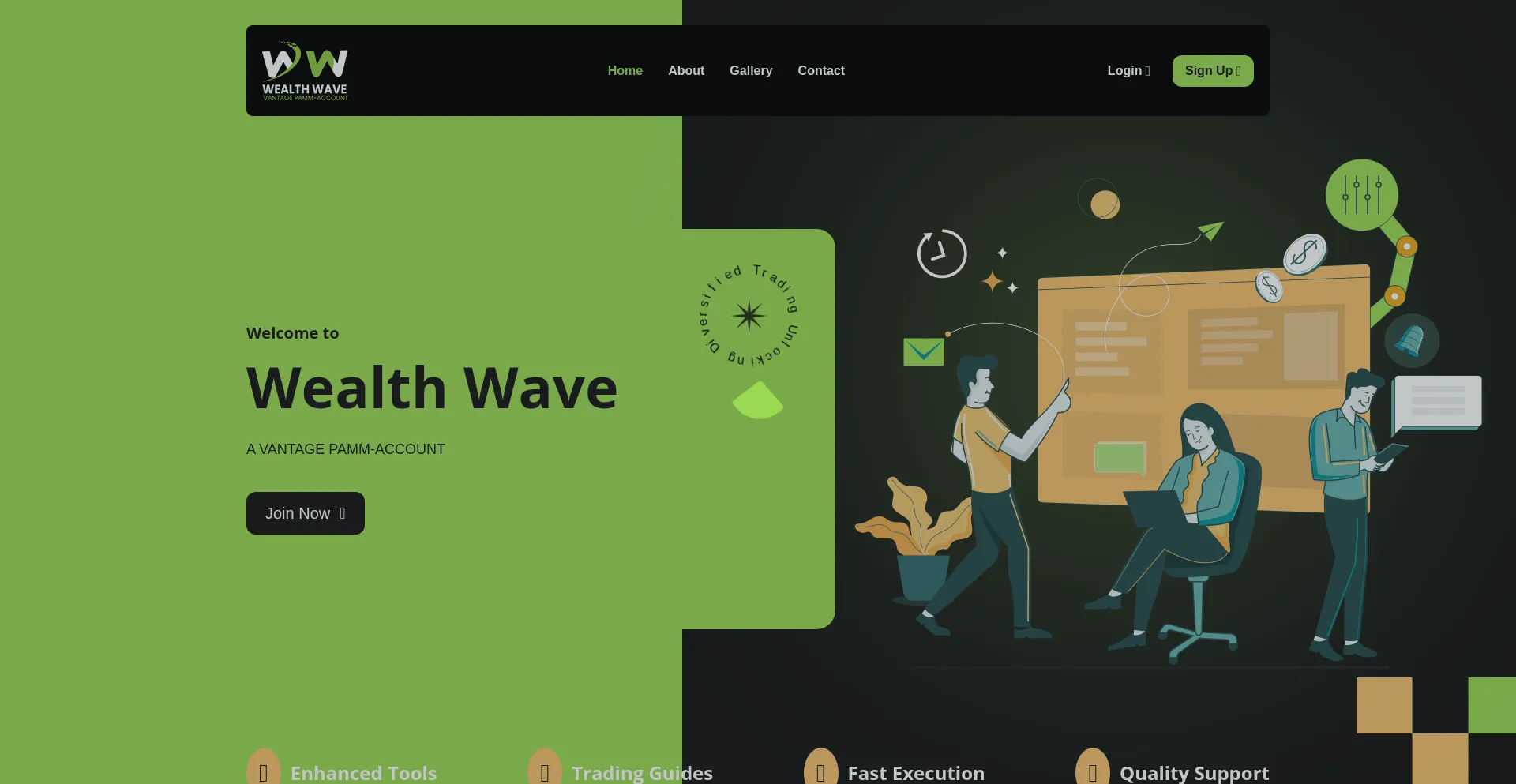 Vantagepamm-account.com Screenshot