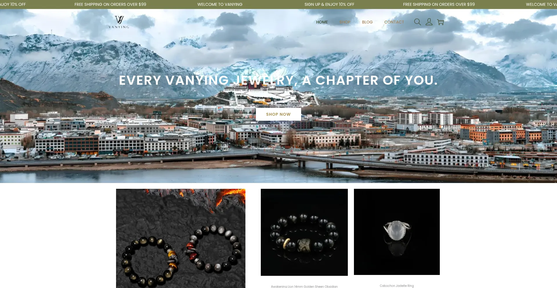 Vanying.com Screenshot