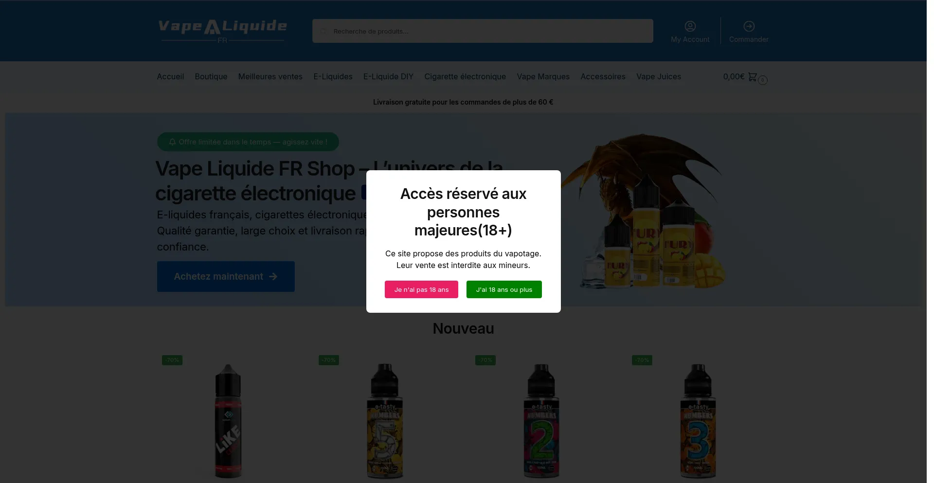Vapeliquidefr.com
