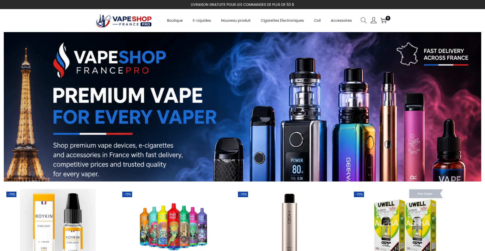 Vapeshopfrancepro.com