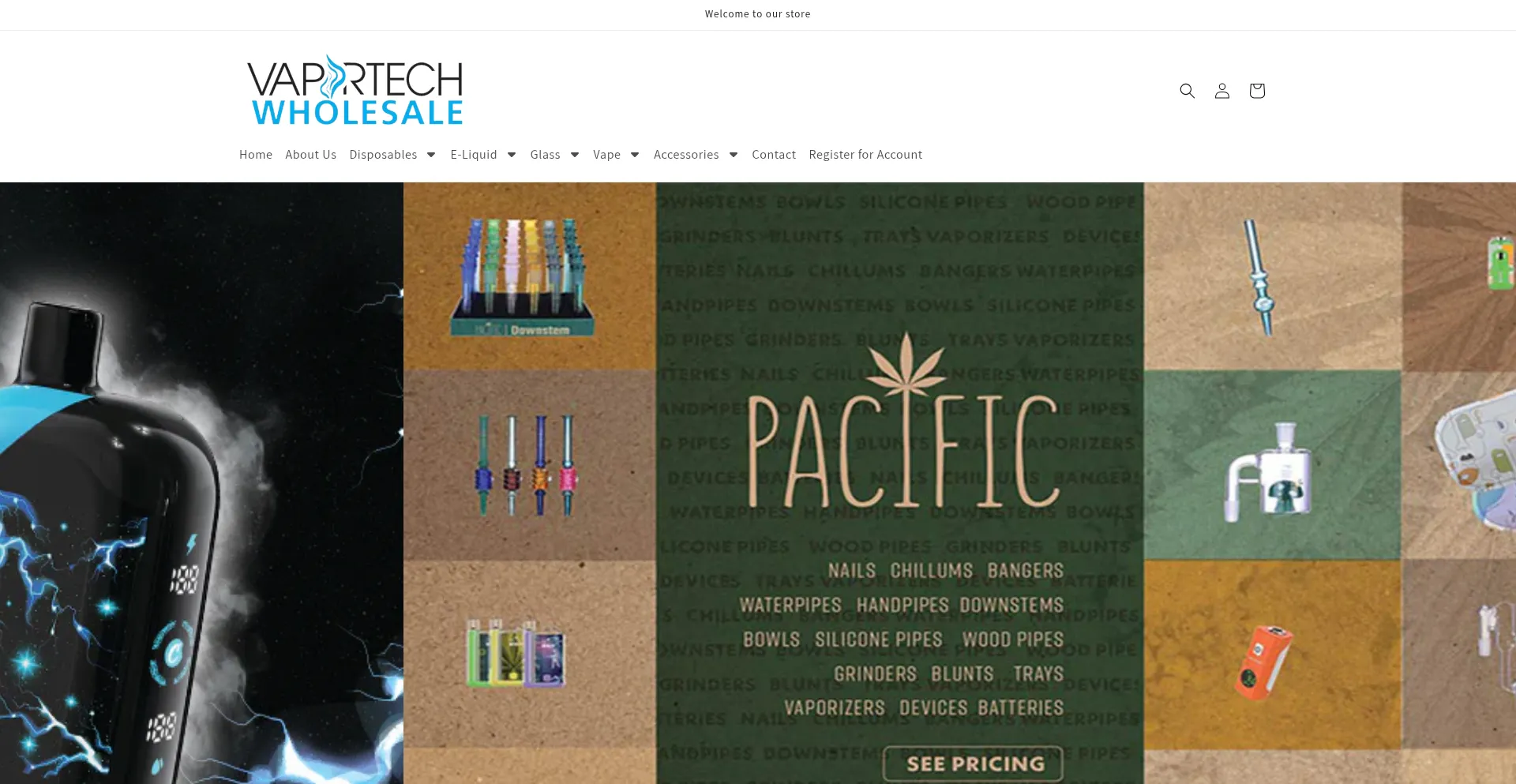Vaportechusa.com Screenshot