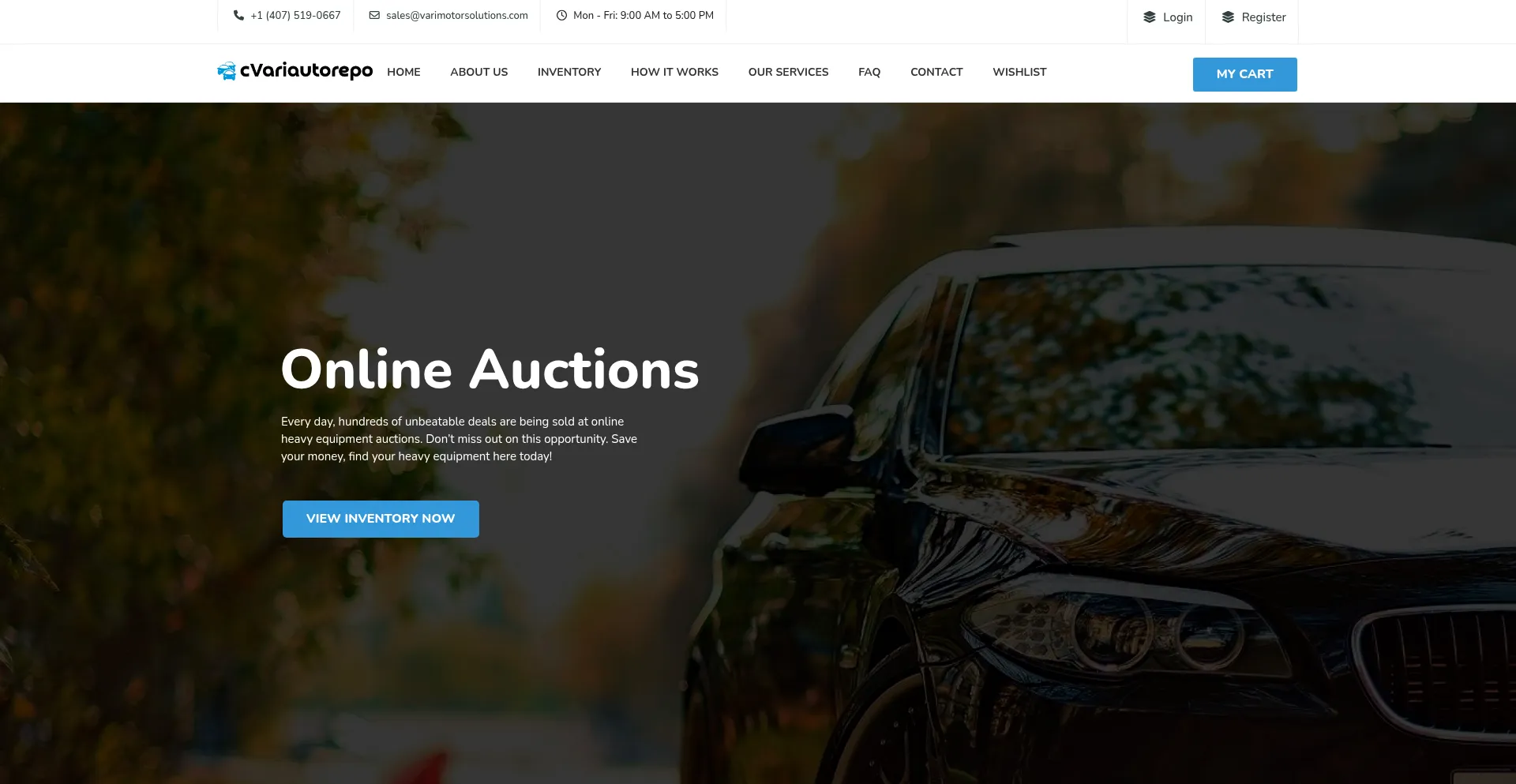 Website screenshot of Varimotorsolutions.com