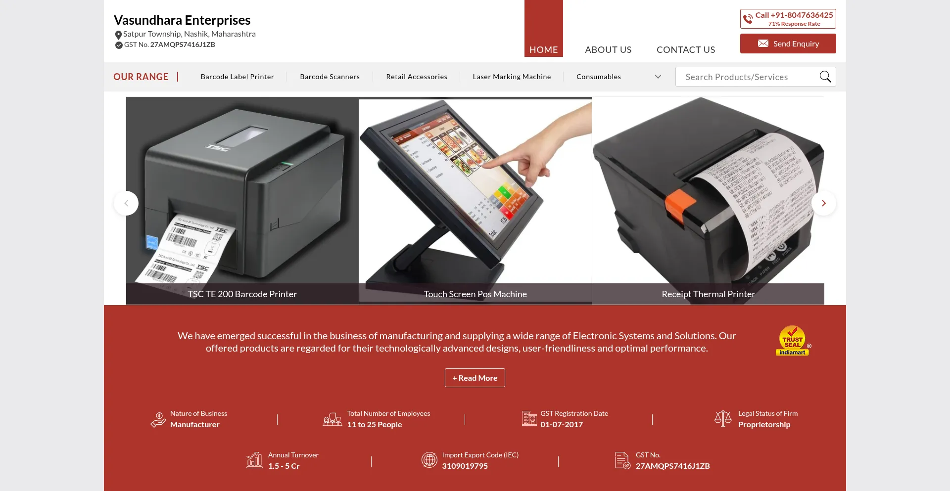 Vasundharaenterprises.in