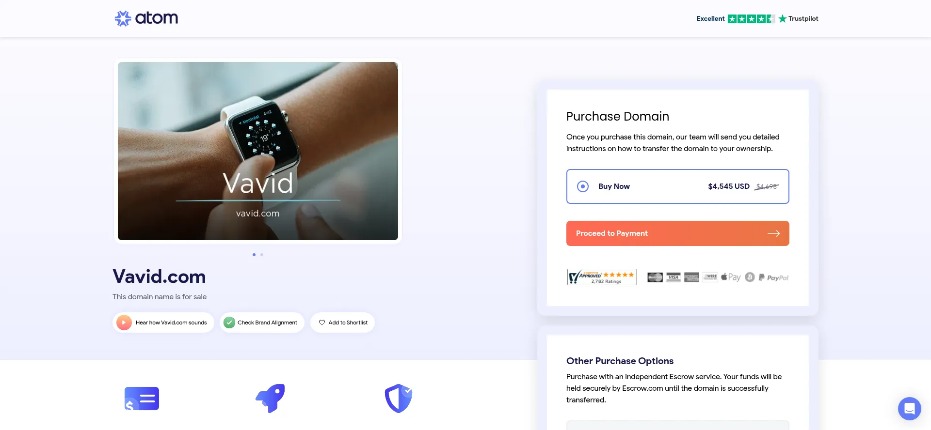 Website screenshot of Vavid.com