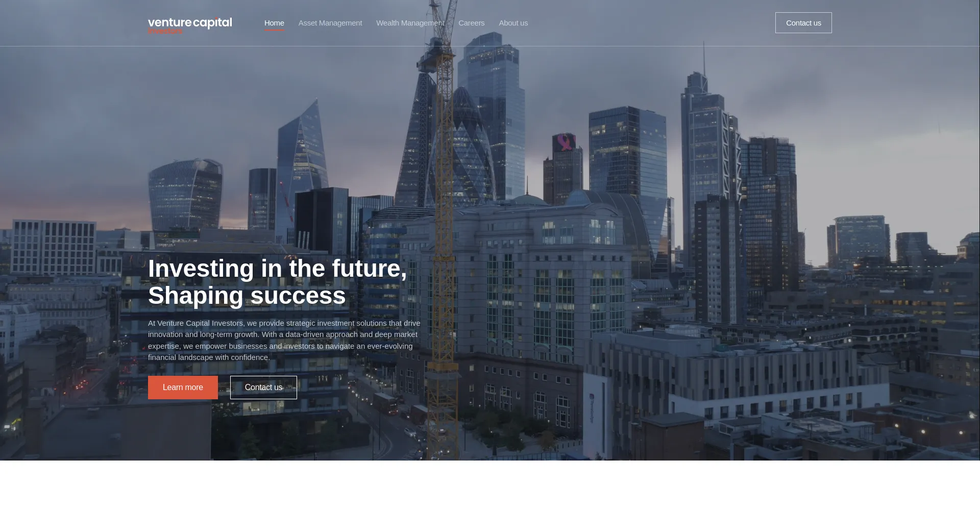 Website screenshot of Vc-investors.net