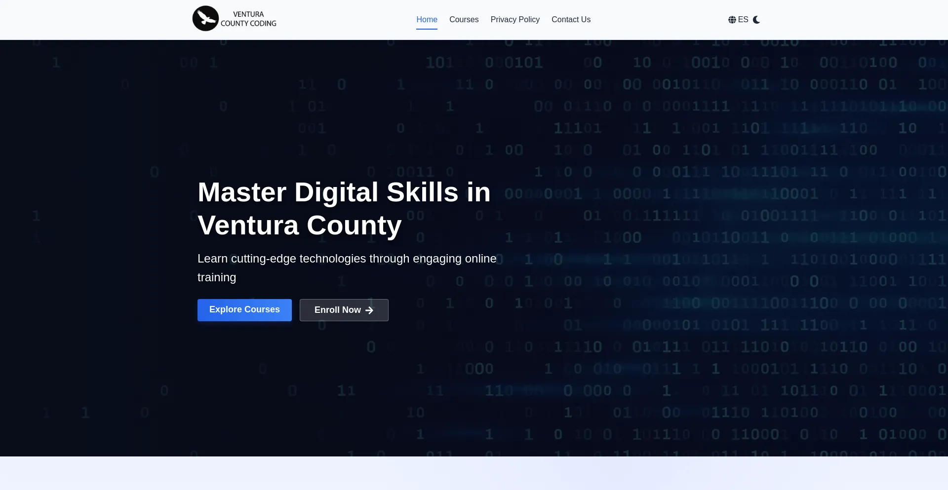 Website screenshot of Vccoding.com