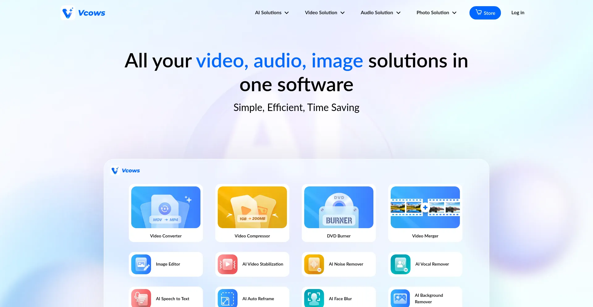 Website screenshot of Vcows.net