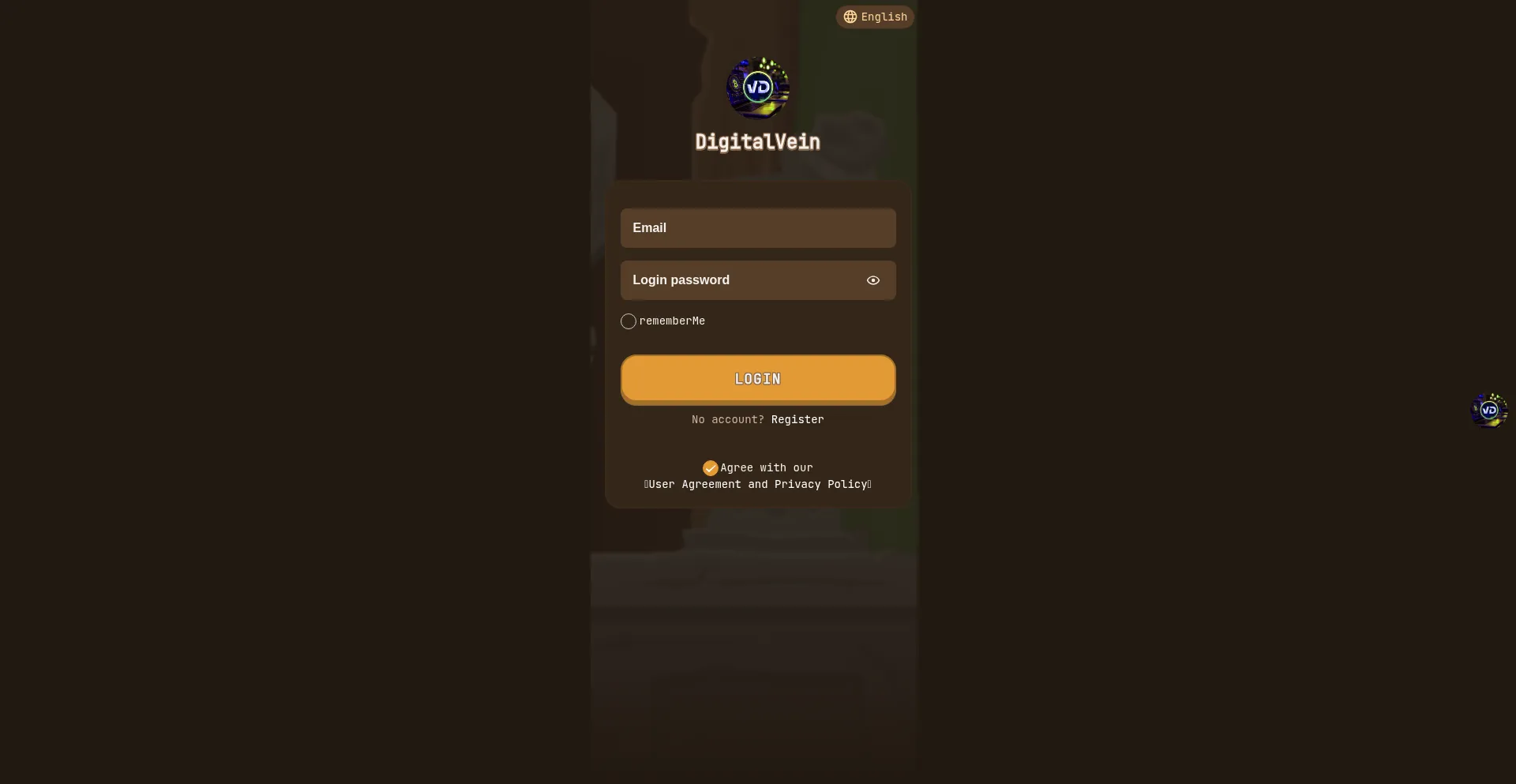 Website screenshot of Vdusdt.com