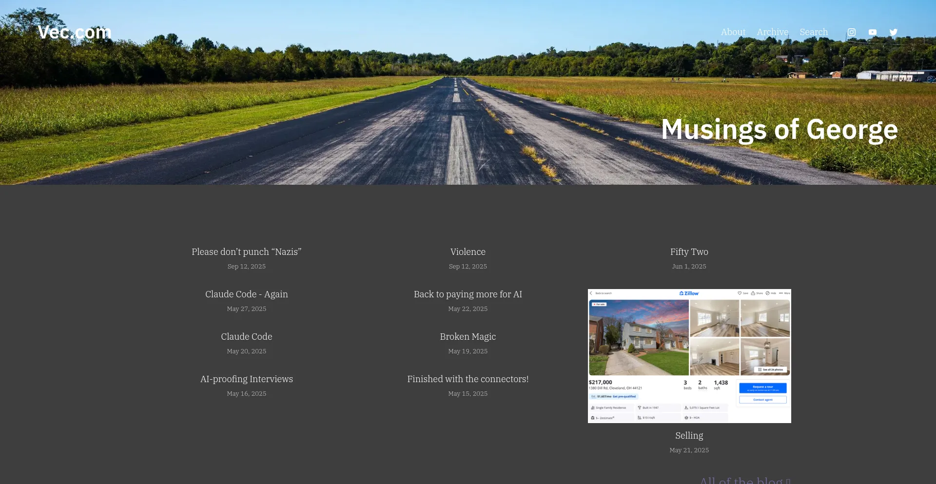 Vec.com Screenshot