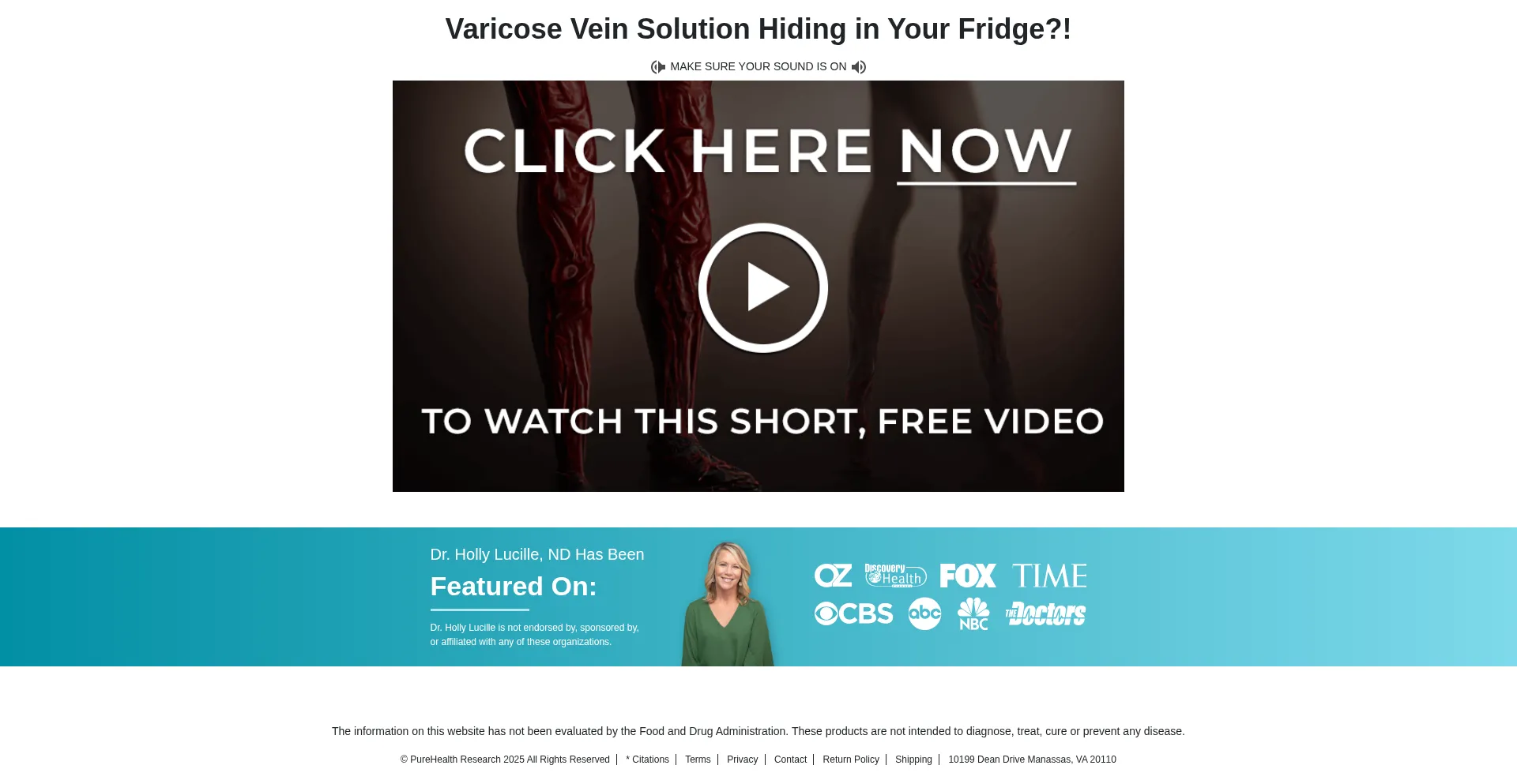 Veinrejuvenate.com Screenshot
