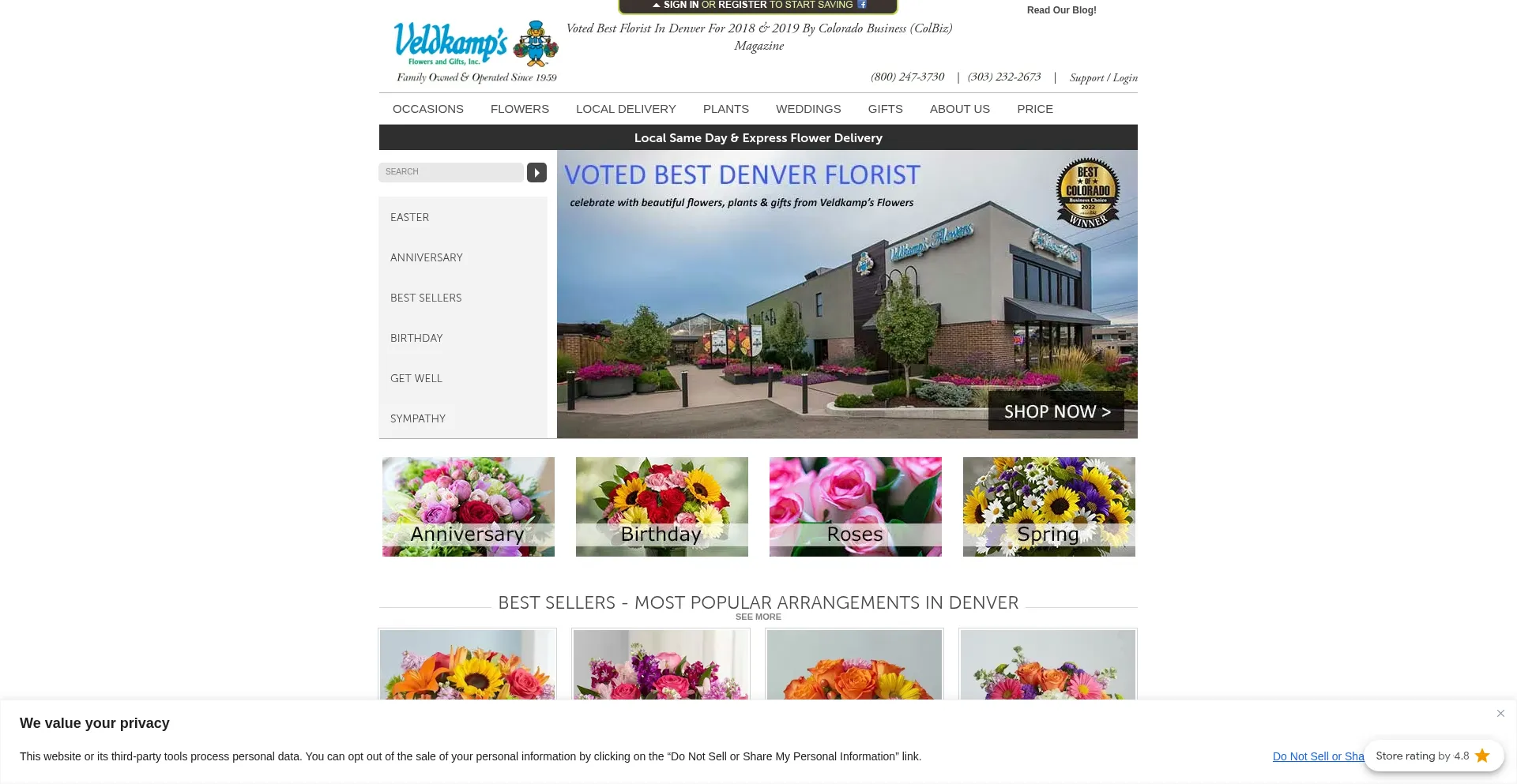 Veldkampsflowers.com
