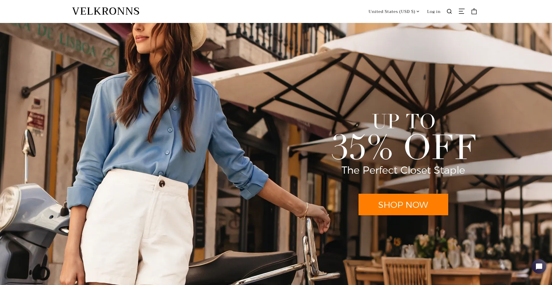 Website screenshot of Velkronns.com