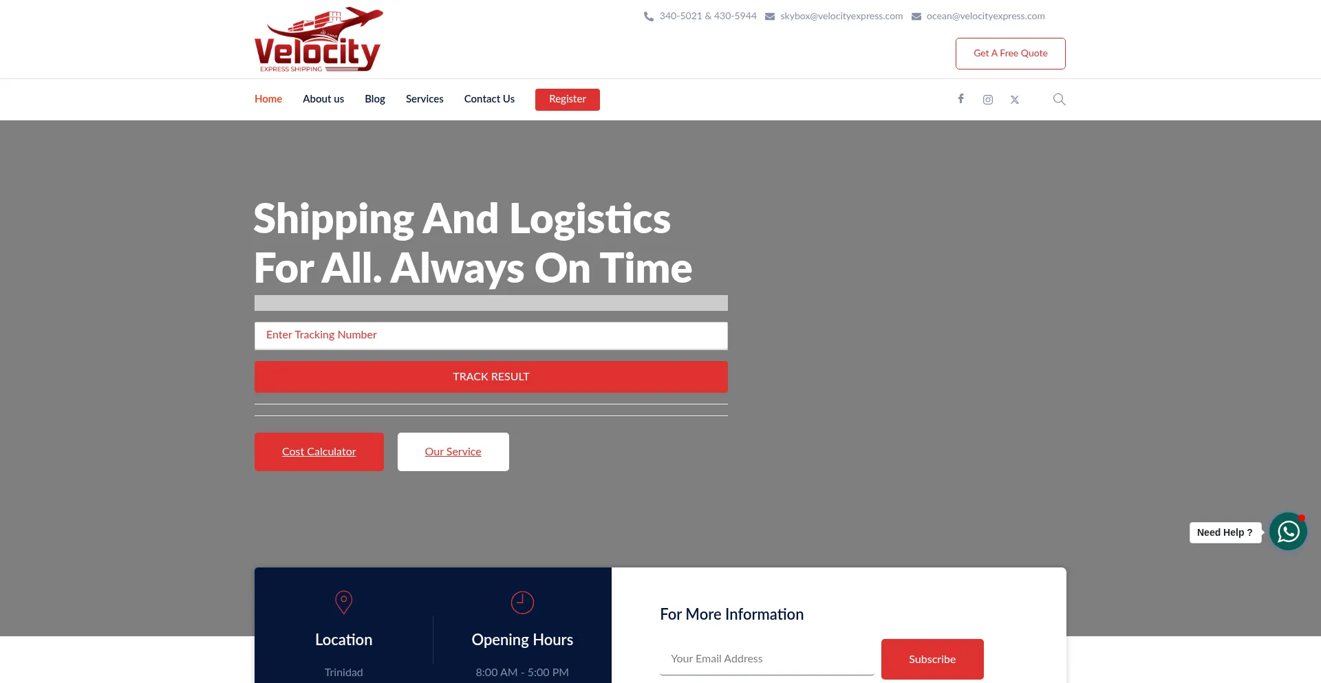 Velocityexpresstt.com