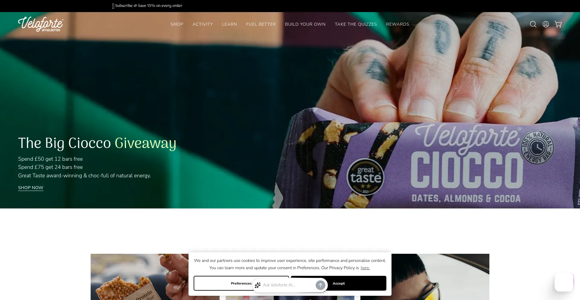 Veloforte.com Screenshot