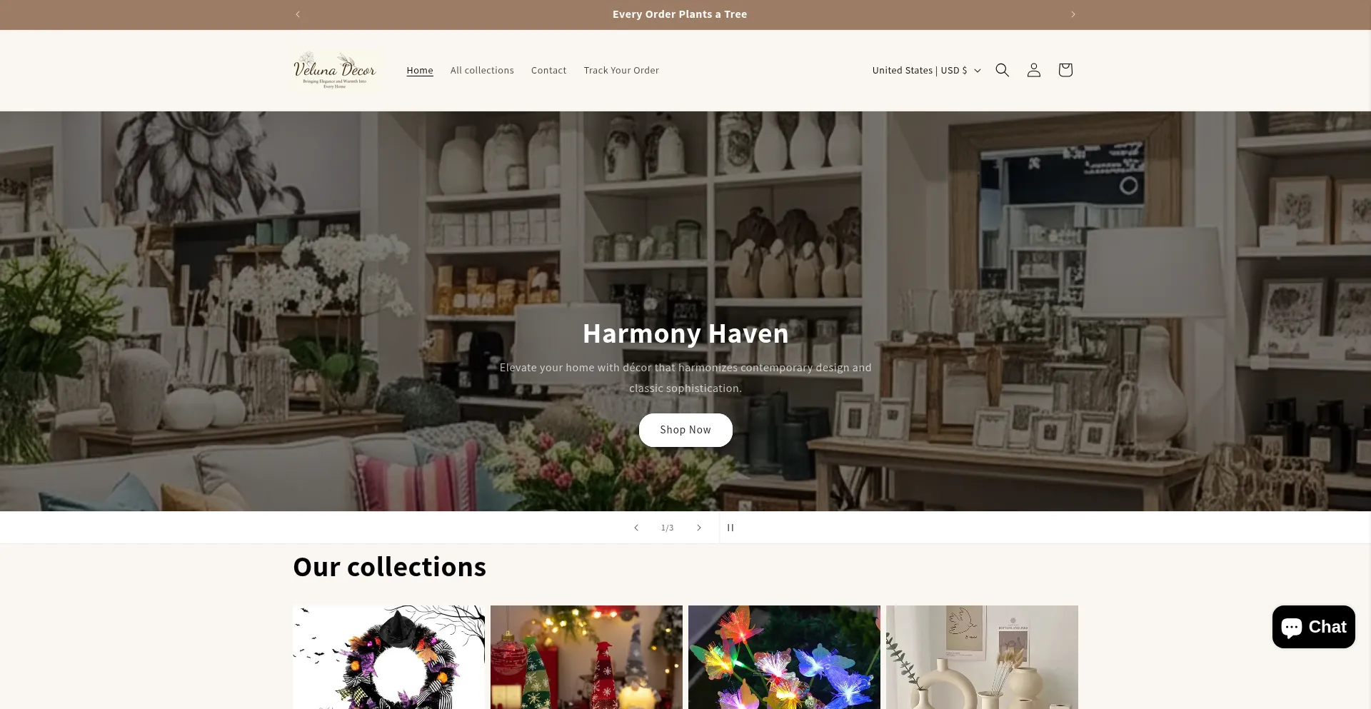 Velunadecor.com Screenshot