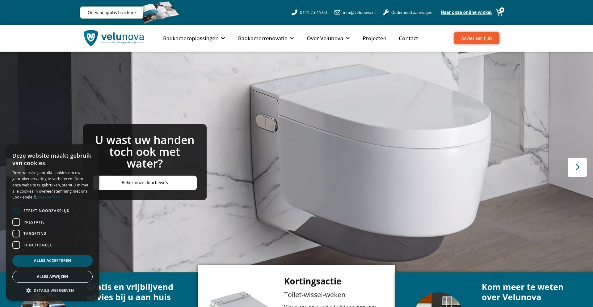Velunova.nl Screenshot
