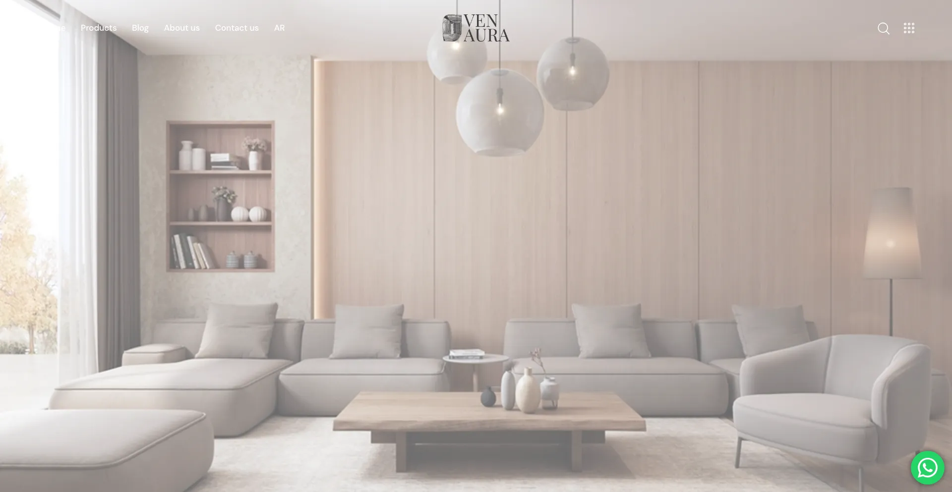 Website screenshot of Venaura.org