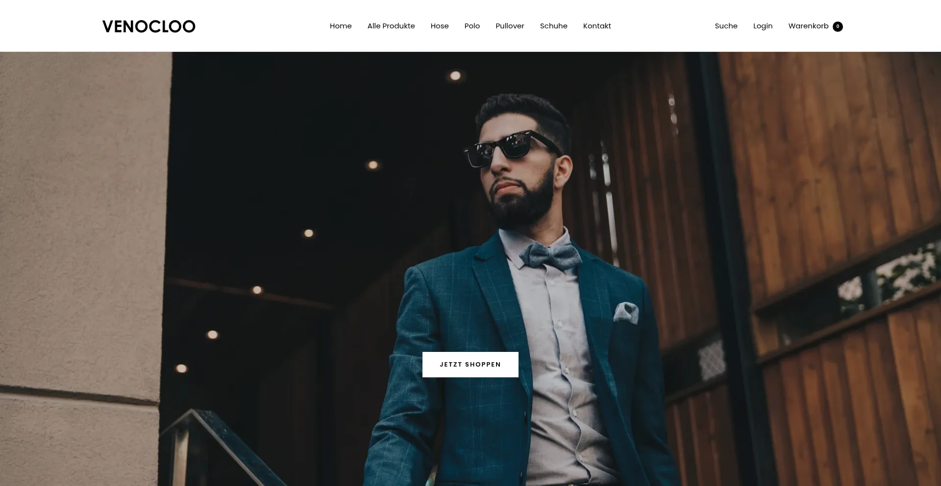 Website screenshot of Venocloo.com