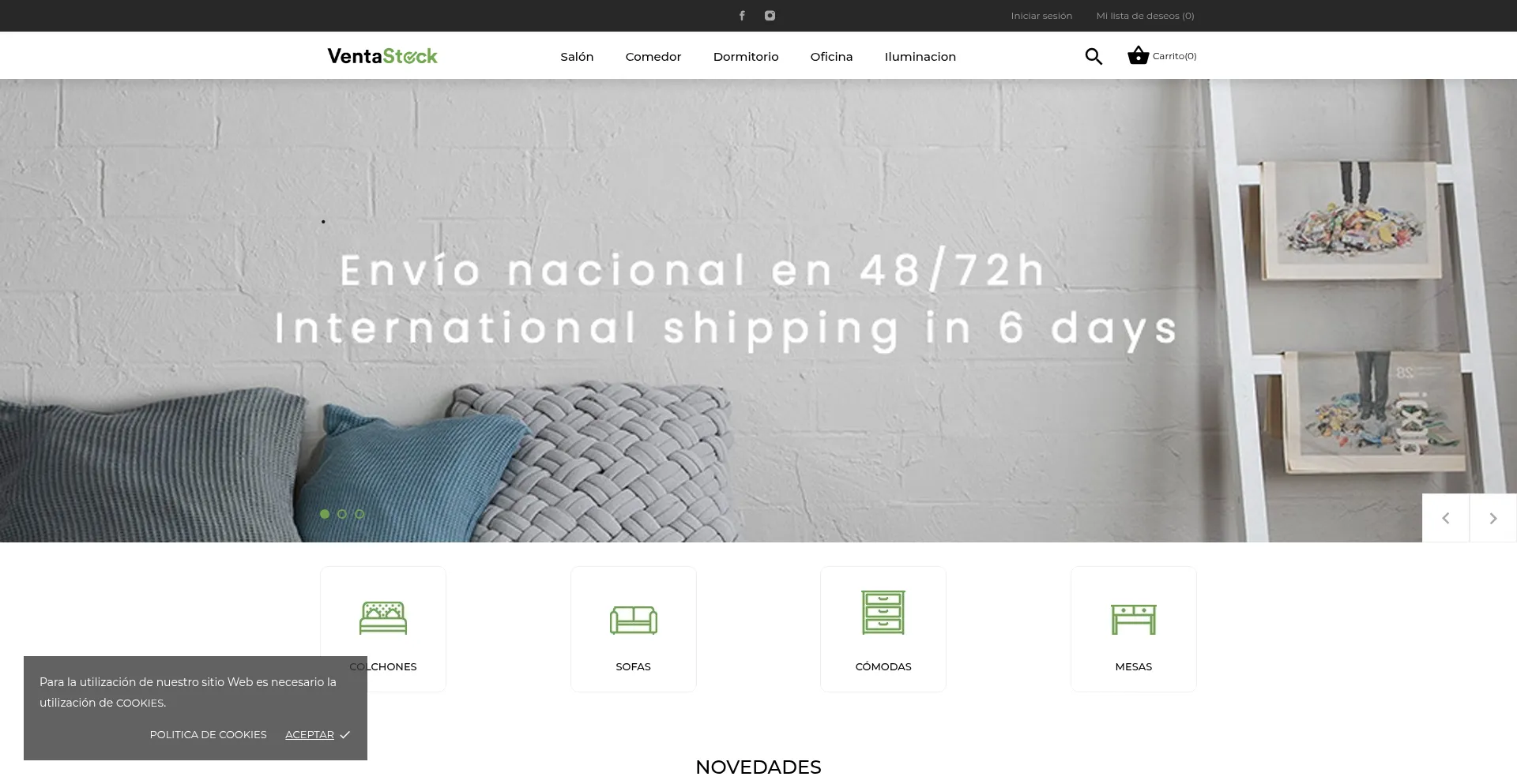 Venta-stock.com Screenshot