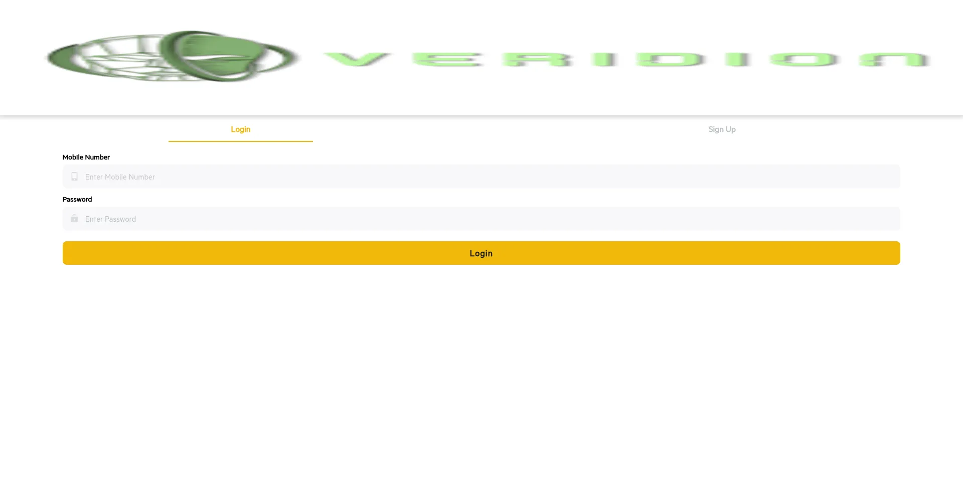 Website screenshot of Veridion.top