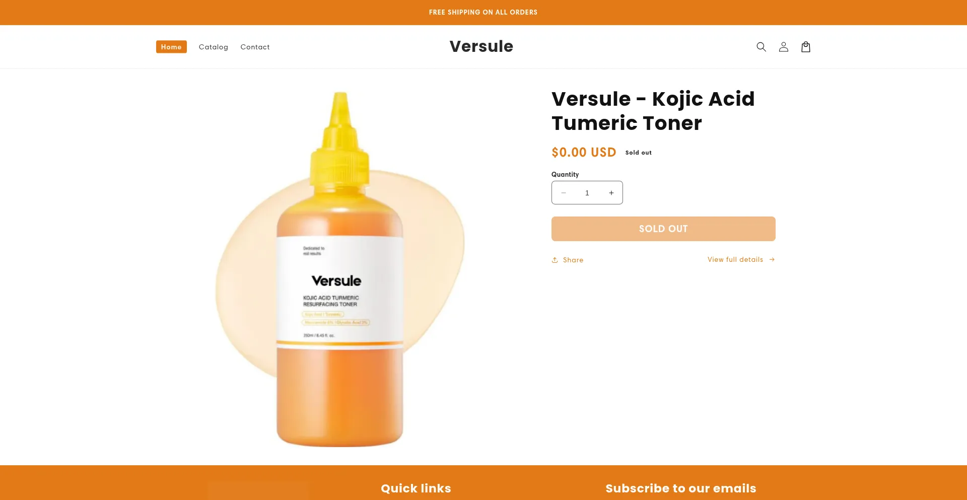 Website screenshot of Versule.com