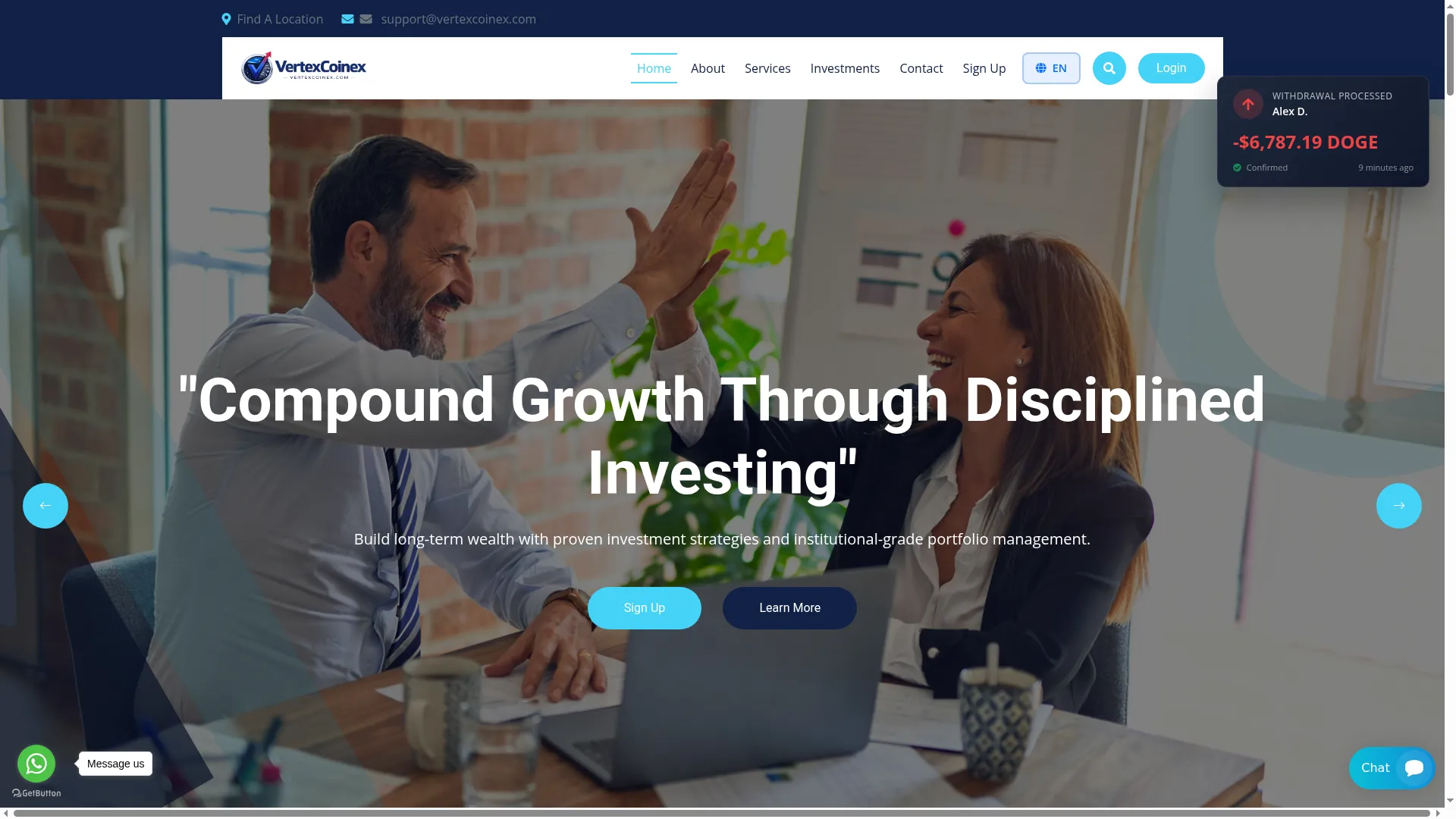 Vertexcoinex.com