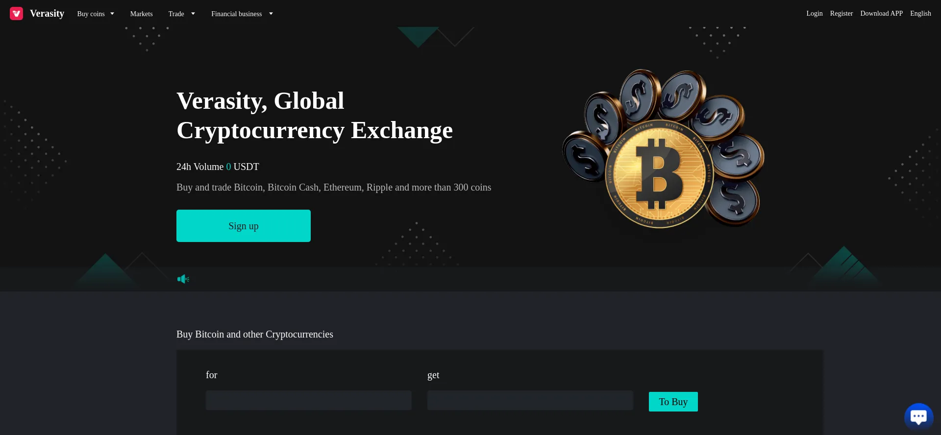 Website screenshot of Vertexpto.com