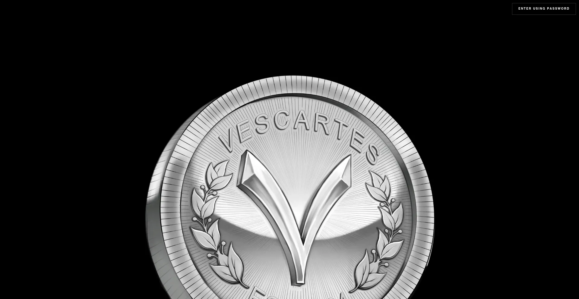 Website screenshot of Vescartes.com