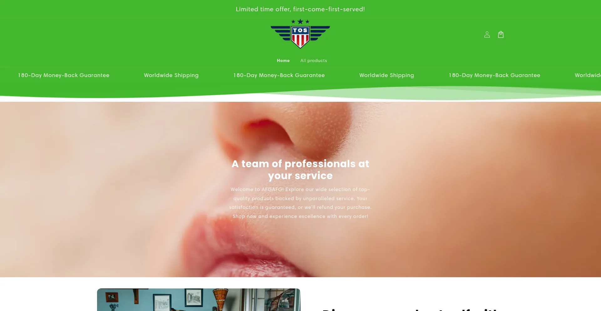 Website screenshot of Veslimus.com