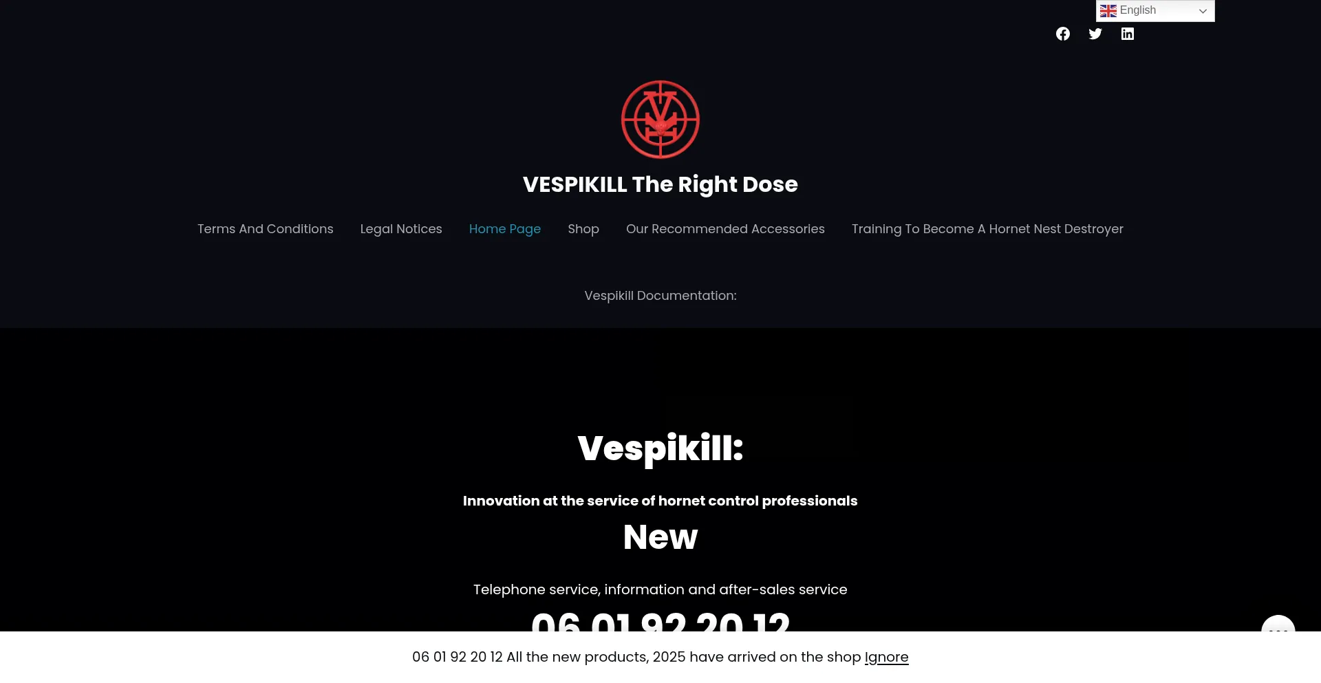 Vespikill.com Screenshot