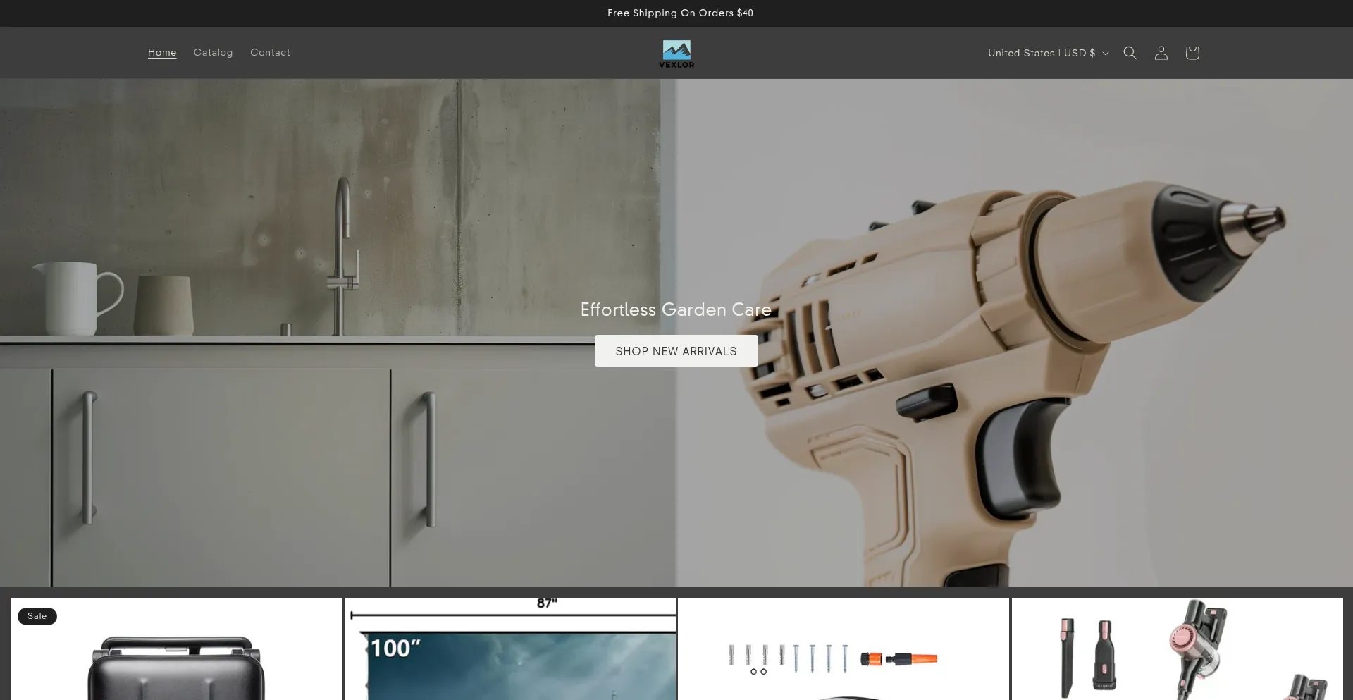 Website screenshot of Vexlor.top