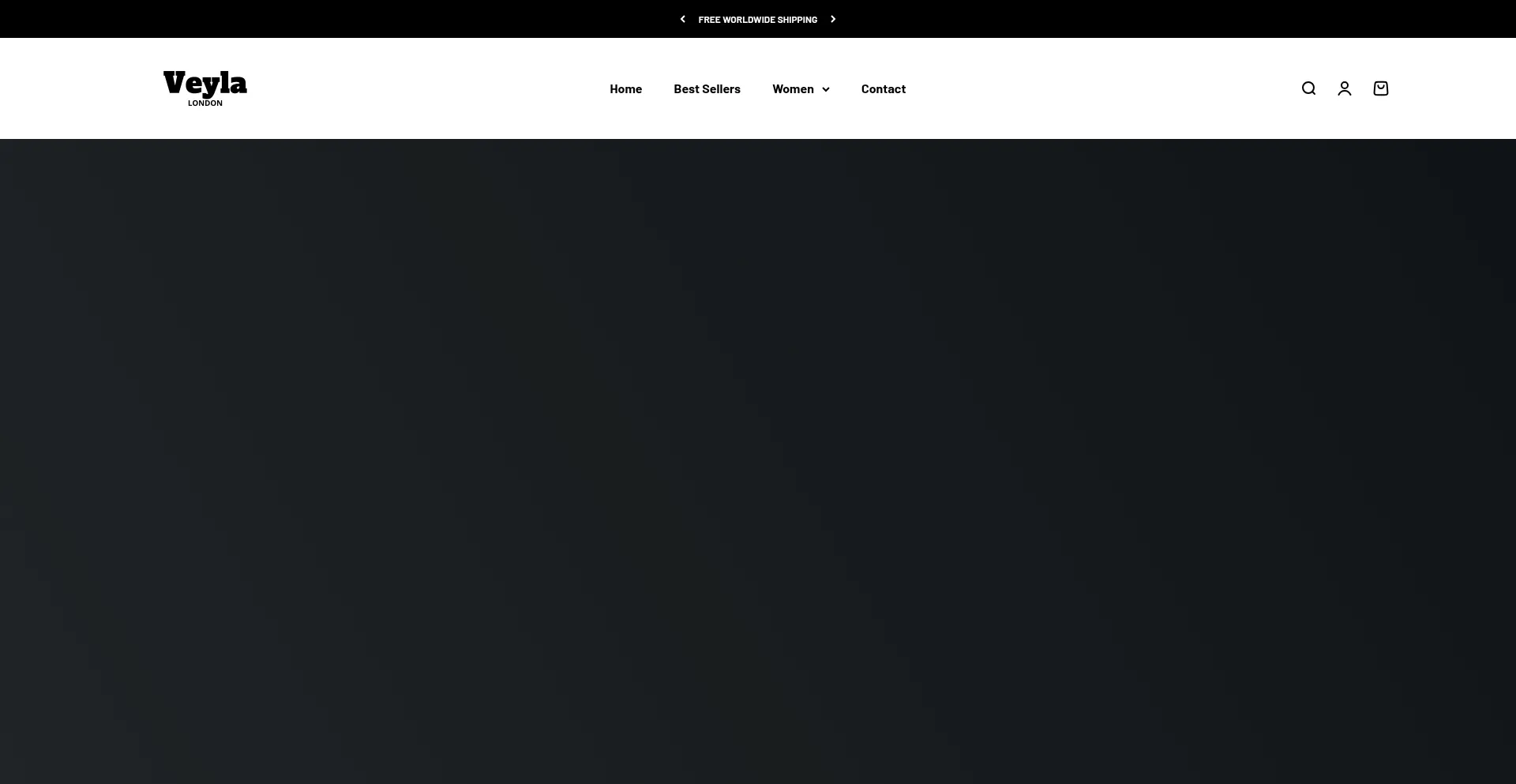 Website screenshot of Veyla-london.com