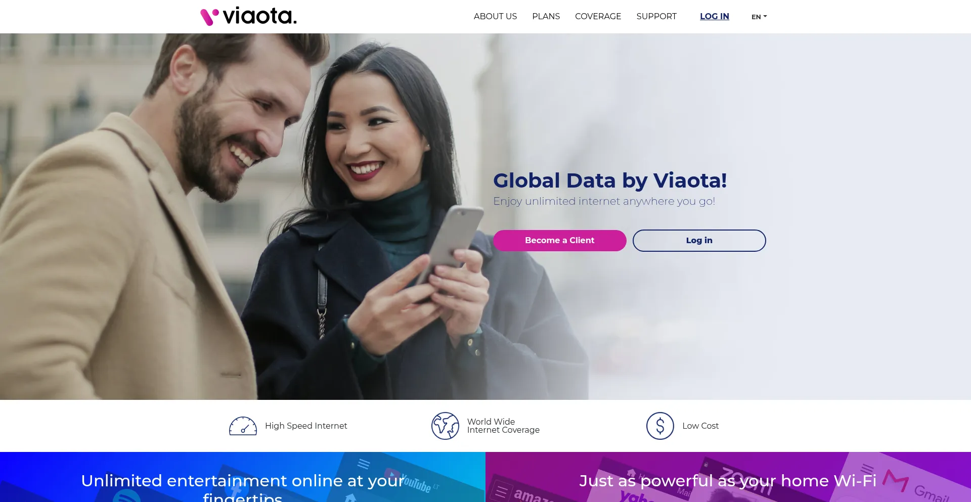 Viaota.com Screenshot