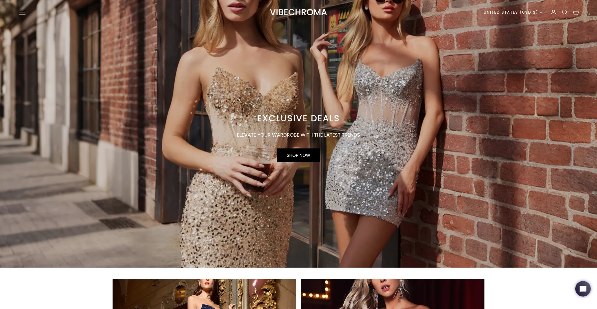 Website screenshot of Vibechroma.com
