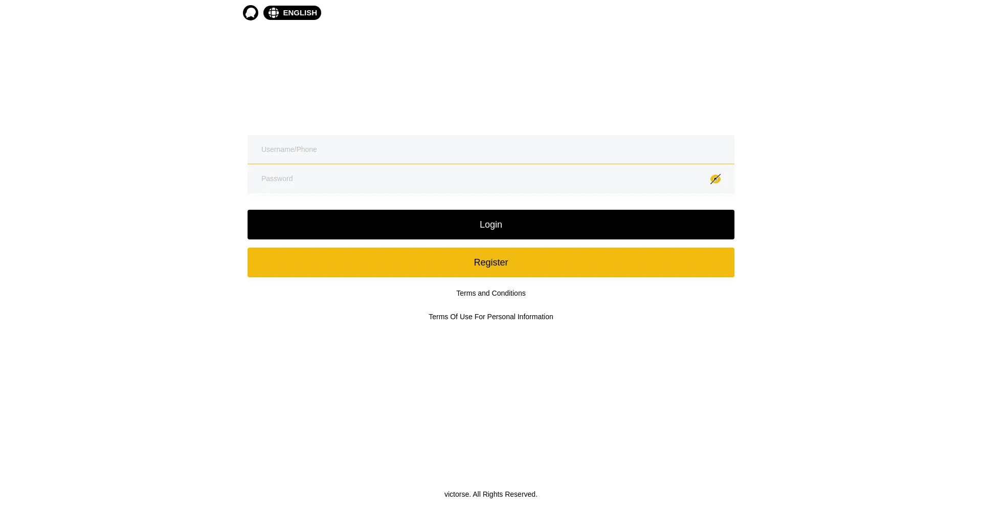 Website screenshot of Victorse.vip