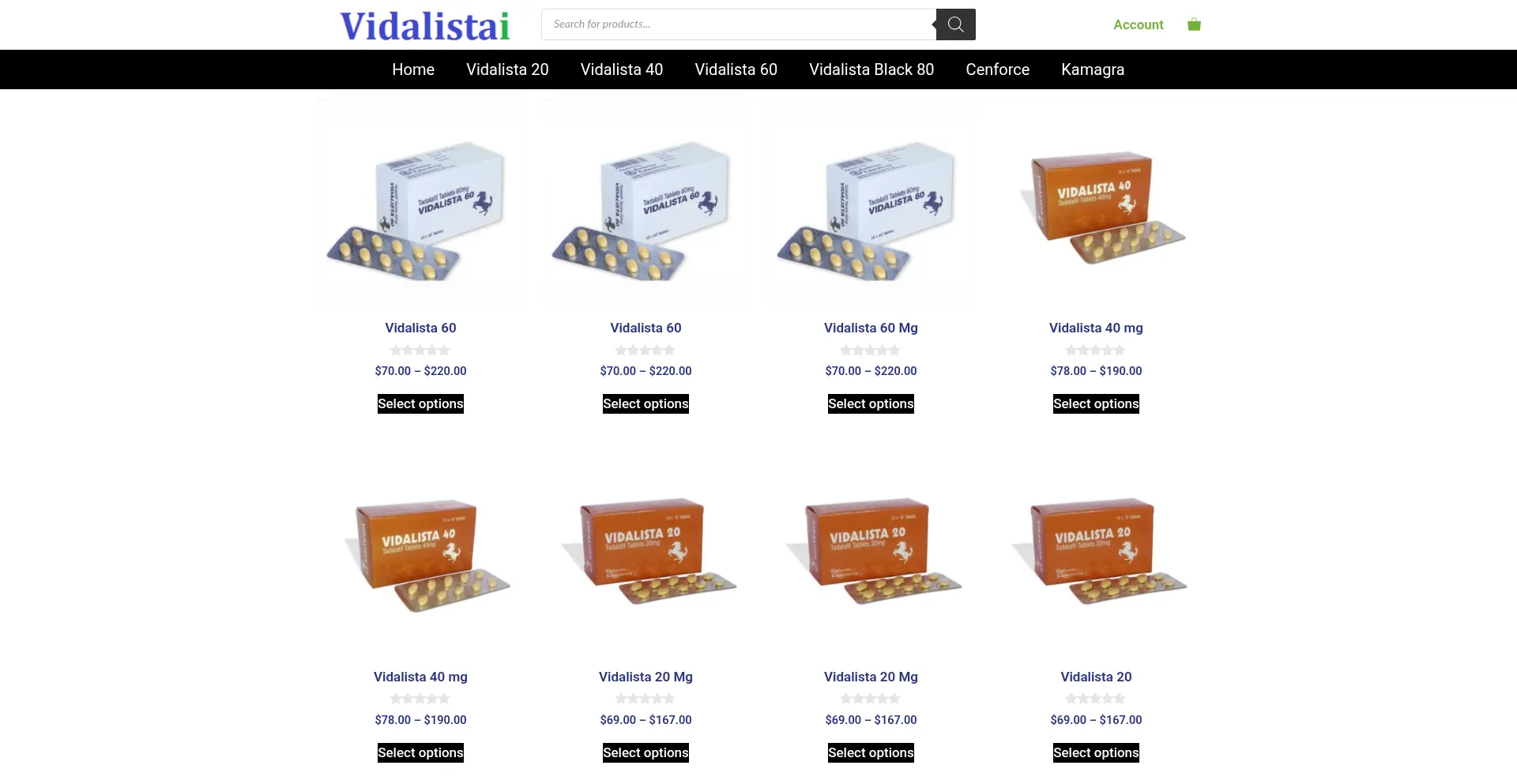 Vidalistai.com Screenshot
