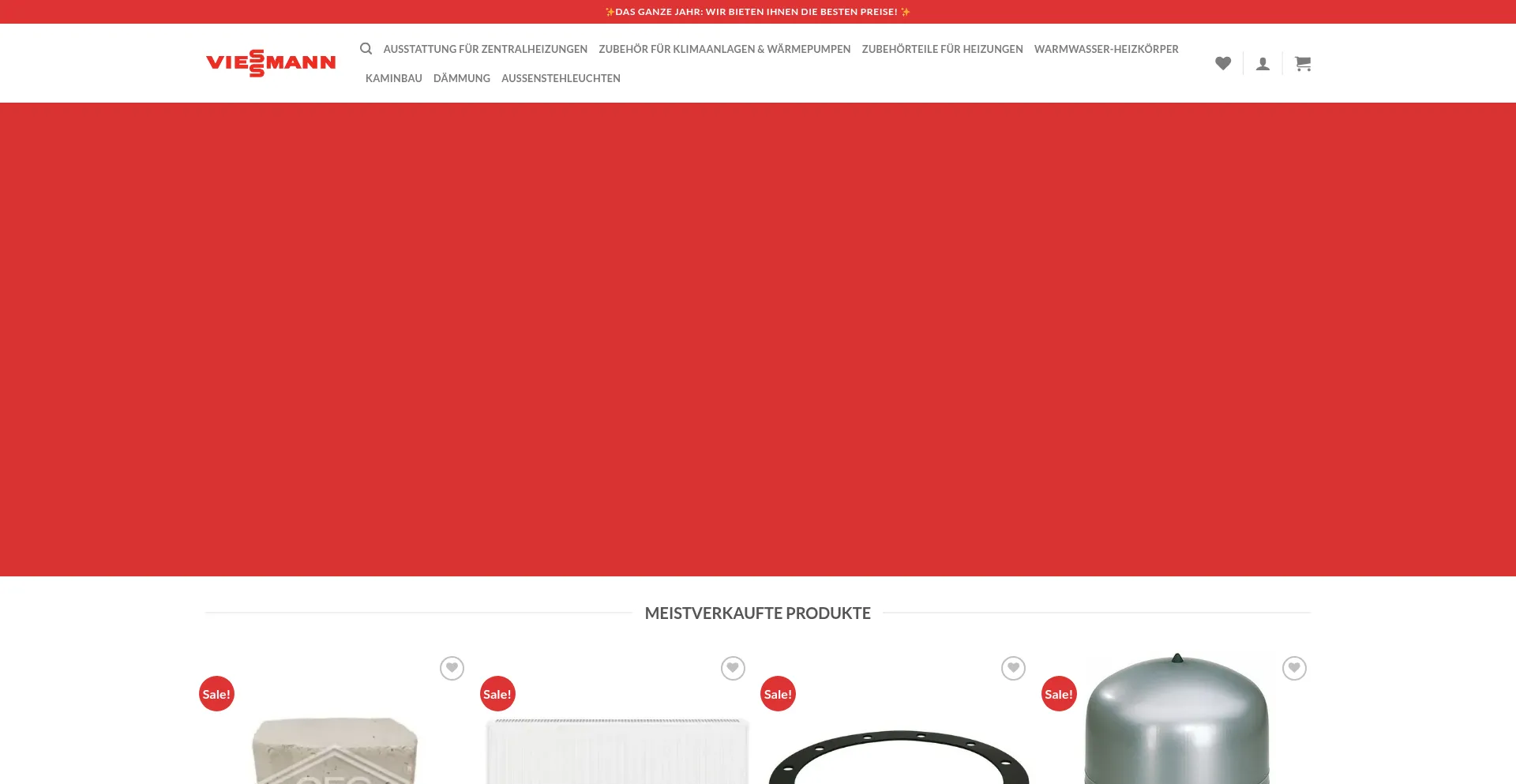 Website screenshot of Viessmanna.com