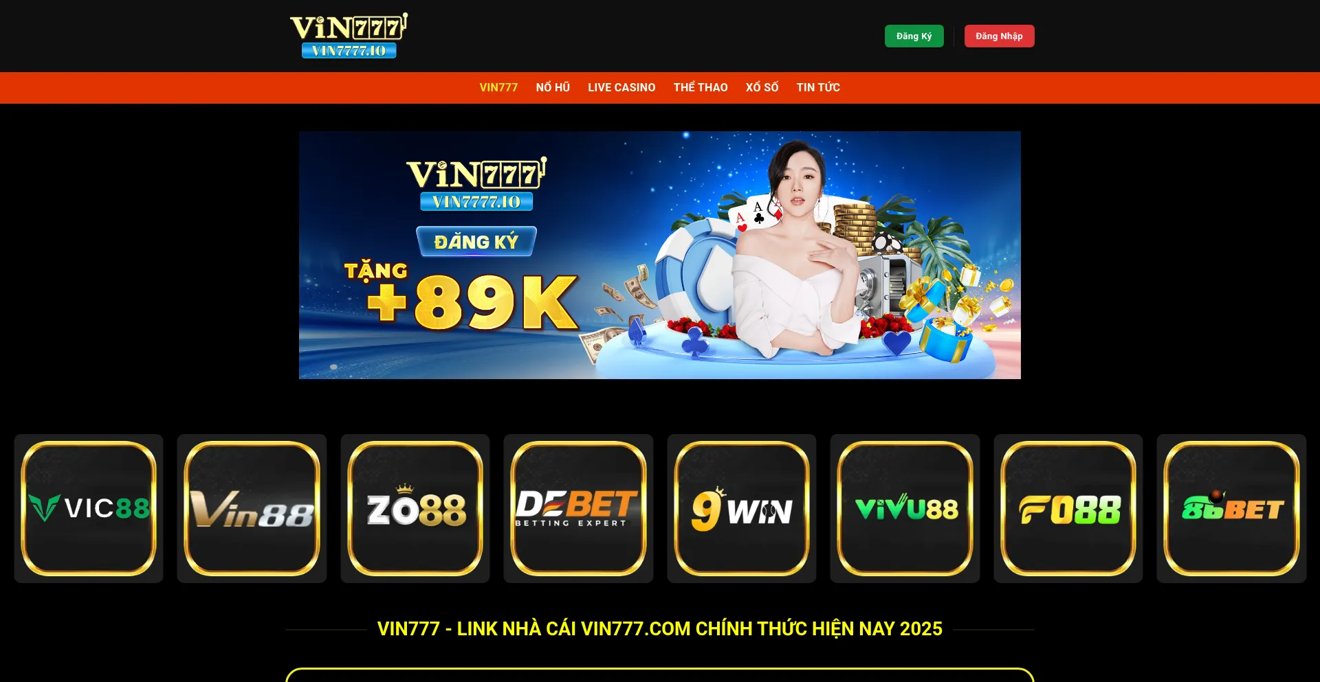 Vin7777.io Screenshot