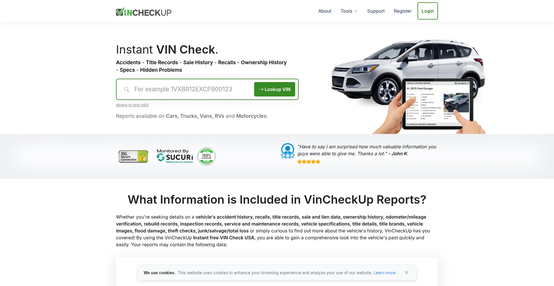 Vincheckup.com