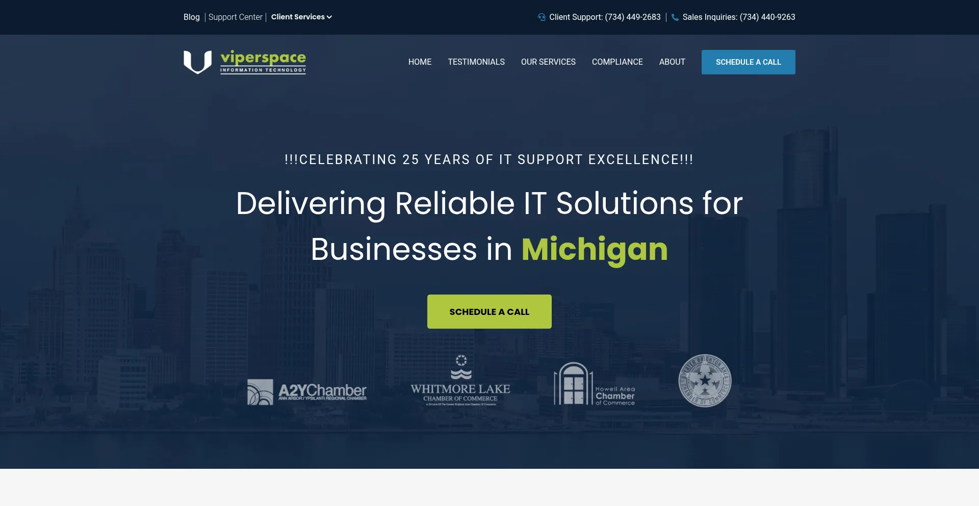 Website screenshot of Viperspace.com