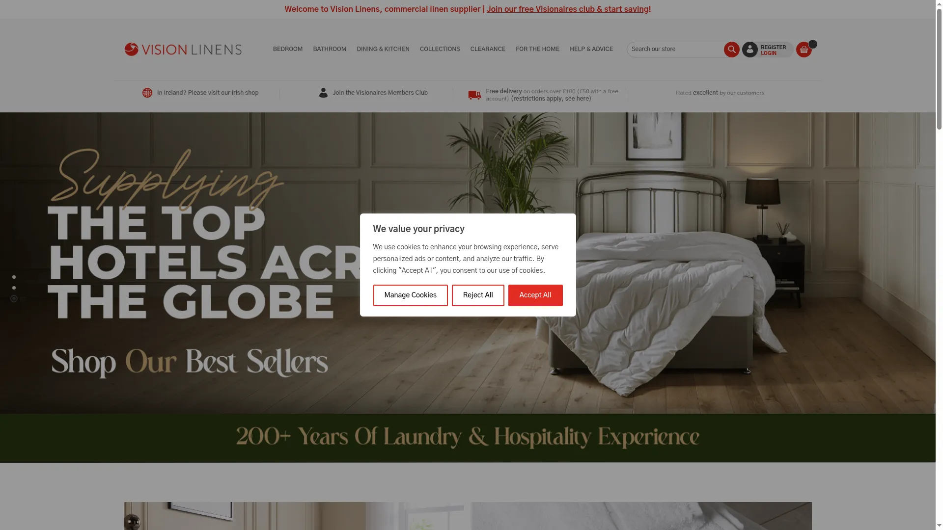 Visionlinens.com