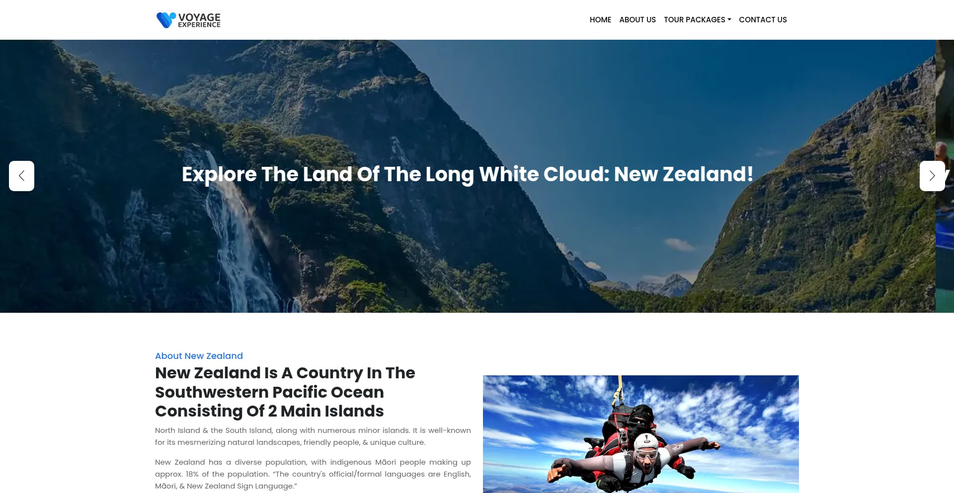 Visit-nz.org Screenshot