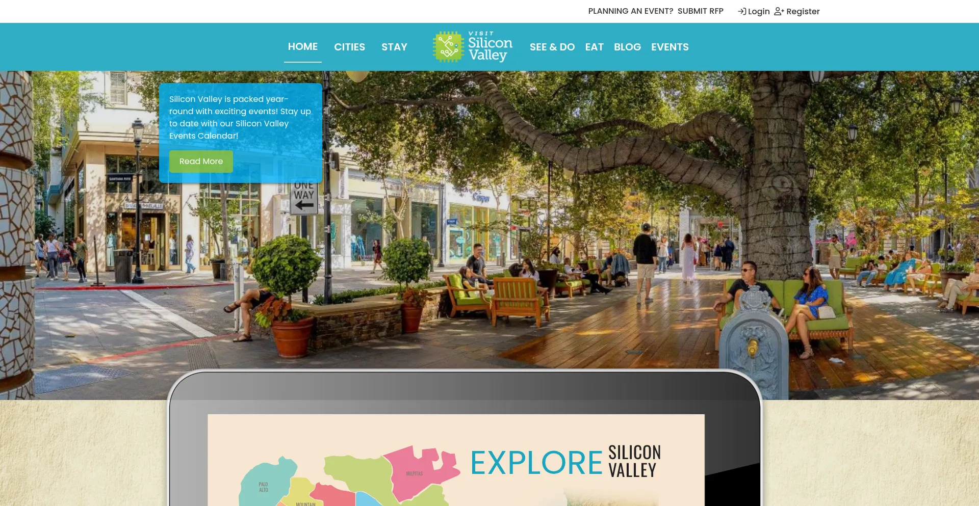 Visitsiliconvalley.org Screenshot