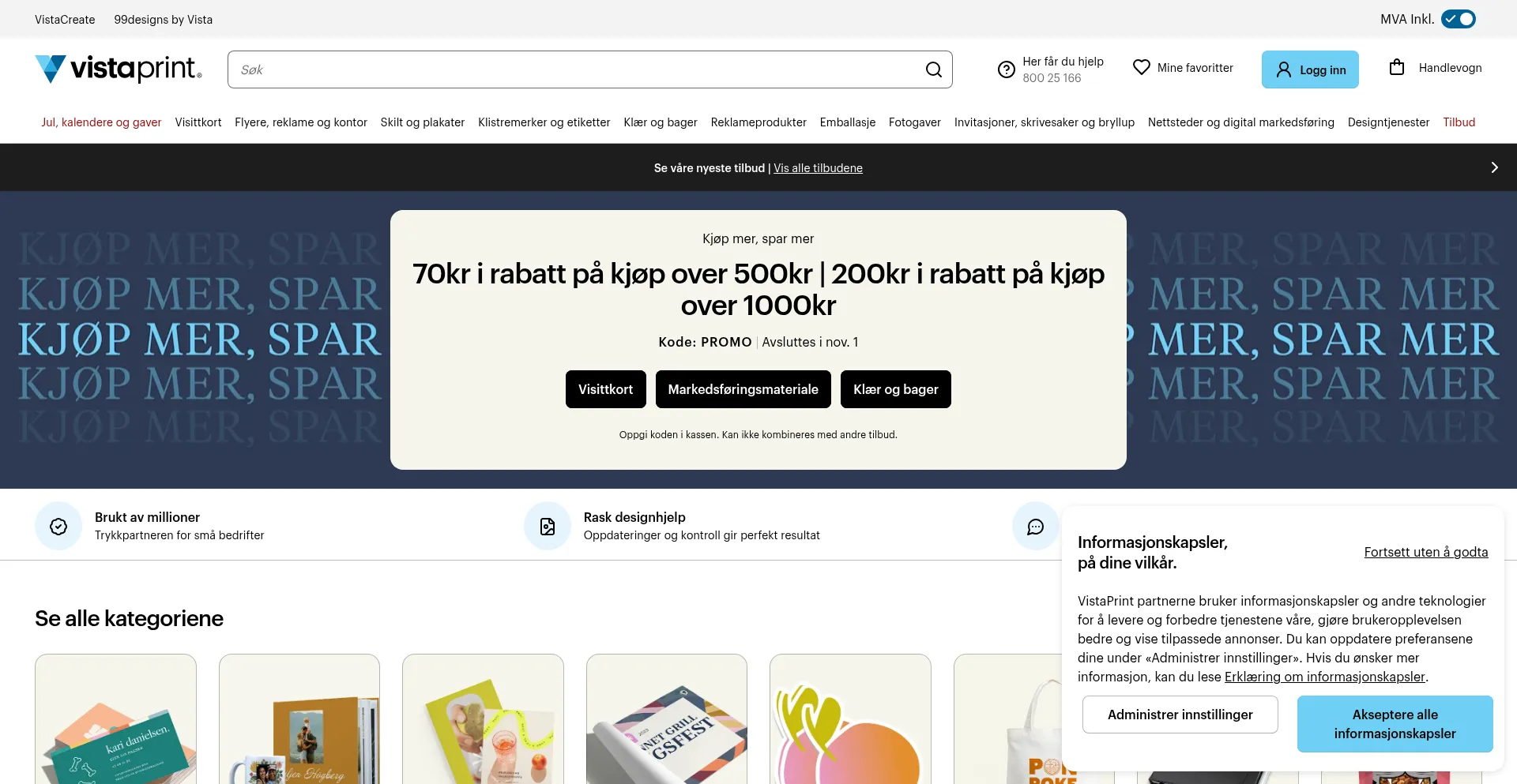 Vistaprint.no