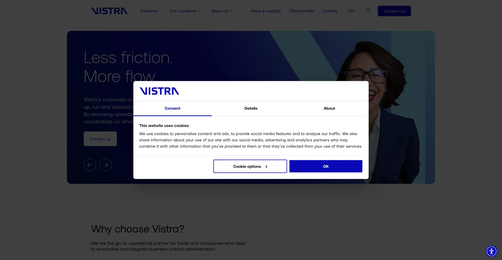 Vistra.com Screenshot