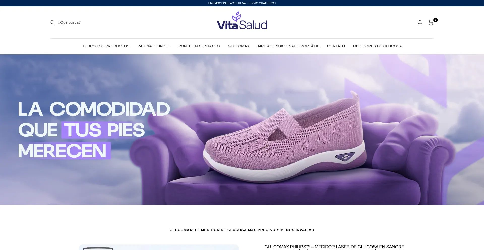 Website screenshot of Vitallsalud.site